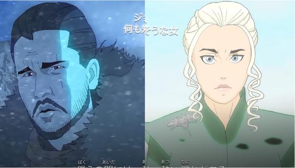 De acuerdo a medios de EE.UU., "Game of Thrones" tendrá una serie animada. Antes de eso, fans crearon animaciones disponibles en YouTube, como es el caso de un opening de la serie inspirado en el estilo anime. Foto: Malec en YouTube.