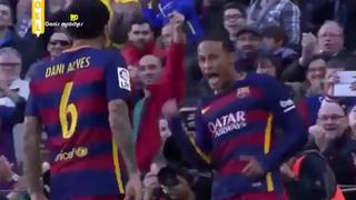 Gol de Neymar en clase de Barcelona de cómo romper una defensa
