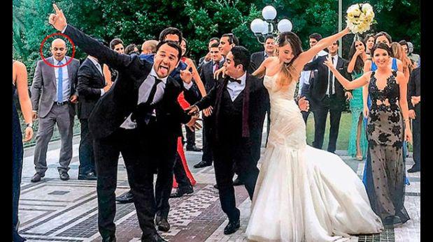 Roy Gates asistió a boda de los Sánchez Paredes en Italia