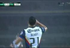 Henry Martín de América grita el primer gol en la vuelta del fútbol mexicano después de 110 días