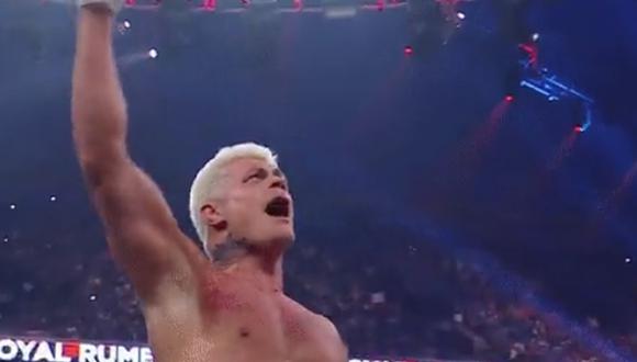 Royal Rumble 2023 ganador: Cody Rhodes acabó con Gunther y se impuso en la batalla real | Foto: captura WWE