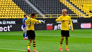 Goleada en el derbi del Ruhr: Hazard y el 3-0 tras asistencia de Haaland | VIDEO