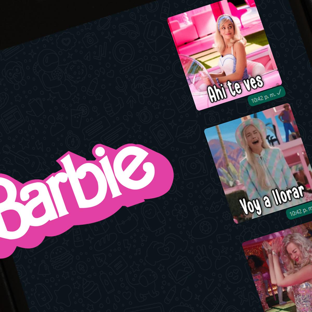 WhatsApp: descarga gratis mejores stickers barbie película 2023, DATA