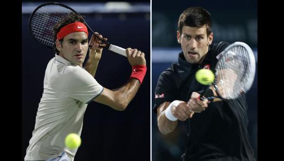 Federer y Djokovic jugarán partidazo en semifinales de Dubái