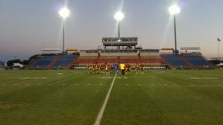 Venezuela hizo el reconocimiento del campo del Lockhart Stadium