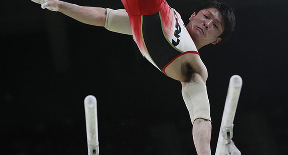 Kohei Uchimura se alzó con el oro de gimnasia en Río 2016 (Foto: AFP)