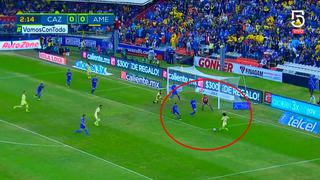 Cruz Azul vs. América: Diego Lainez y la jugada en el inicio del clásico que pudo ser el 1-0 | VIDEO