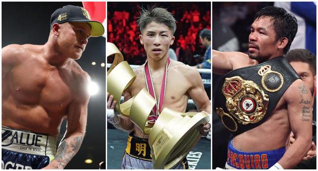 ‘Canelo’, Pacquiao, Inoue y todos los nominados al mejor boxeador del año 2019. (Foto: AFP)