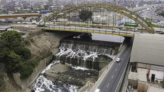 MML: concluyen con trabajos de protección de las bases del puente Del Ejército para evitar erosión del río Rímac