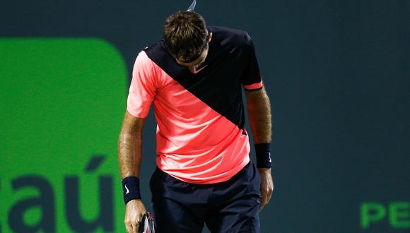 Juan Martín del Potro cayó en el Masters de Miami: John Isner lo venció y jugará la final. (Foto: AFP)