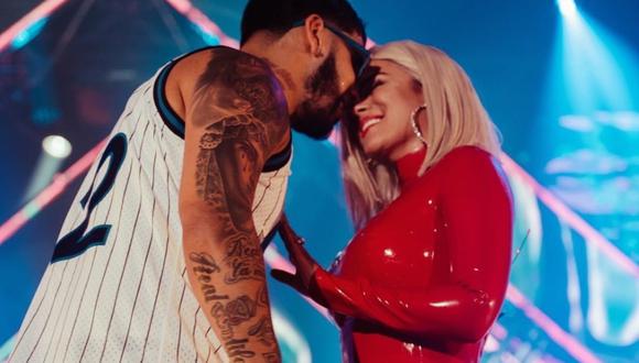 Karol G y Anuel AA se reencontraron en concierto de Puerto Rico. (Foto: Instagram @karolg)