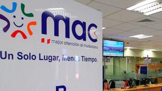 Centros MAC volverán a atender sin necesidad de una cita previa desde el lunes 7 de marzo 