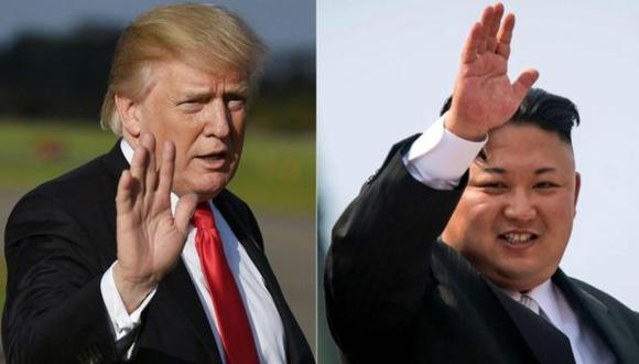 Trump y Kim Jong-un se enzarzaron este año en una batalla dialéctica. (Foto: AFP)