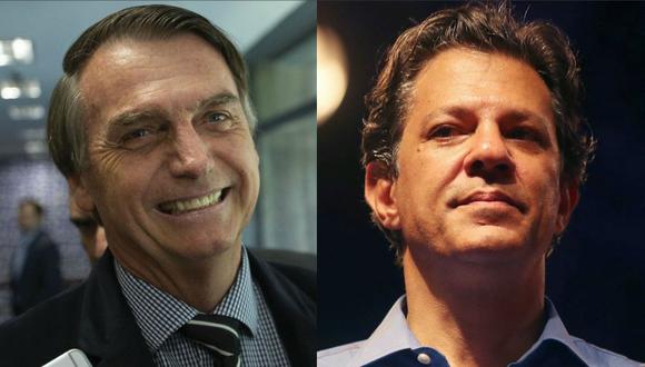 Brasil elige presidente con Jair Bolsonaro y Fernando Haddad como favoritos. (Reuters)