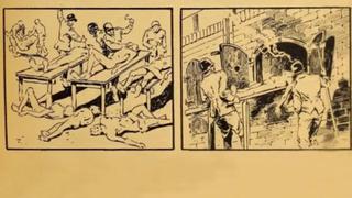  “El desfile nazi de la muerte”, el desconocido cómic de 1944 que es la primera ilustración de las atrocidades nazis