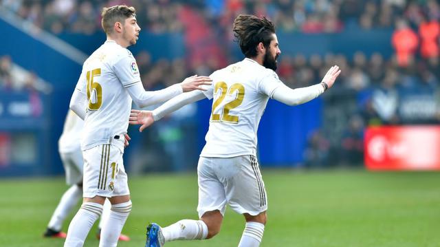 Real Madrid enfrentó al Osasuna por LaLiga