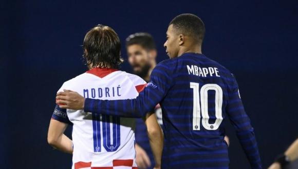 Kylian Mbappé tuvo gesto con figura de Real Madrid tras duelo con Croacia.