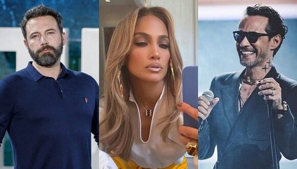 Jennifer Lopez se dio un tiempo para saludar a su papá y a su exesposo por el Día del Padre, ¿y Ben Affleck?. (Foto: Instagram / AFP / Composición)