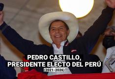 Pedro Castillo es saludado por diversas figuras políticas tras ser proclamado presidente electo