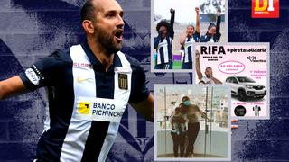 Hernán Barcos, el señor corazón: una rifa, apoyo al fútbol femenino y un departamento de regalo