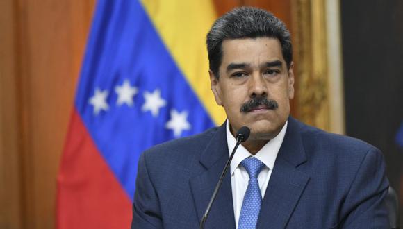 Nicolás Maduro ofreció este viernes en Caracas su primera conferencia de prensa del 2020. (Foto: Bloomberg).