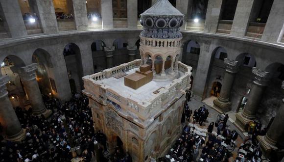 La iglesia del Santo Sepulcro estuvo nueve meses en obras de restauración.