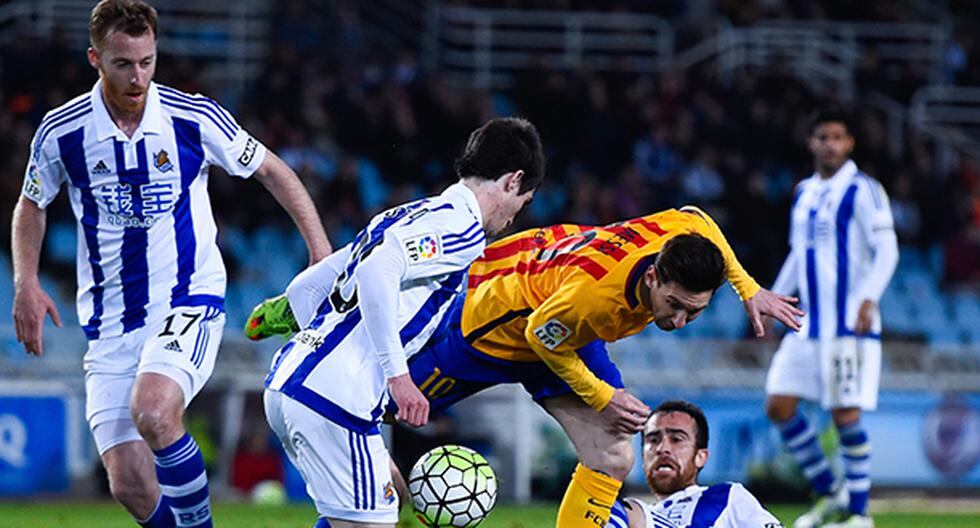 Barcelona volvió a perder en Anoeta ante Real Sociedad (1-0). Los azulgranas no levantan cabeza y dejan abierta la chance de sus rivales en la Liga BBVA (Foto: Getty Images)