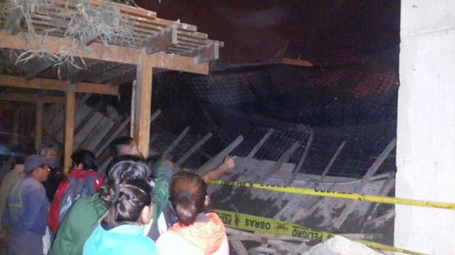 La Molina: 7 heridos por caída de parte del techo de capilla - 2