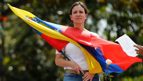 María Corina Machado: “La única salida es la dimisión de la dictadura de Maduro”. (EFE).