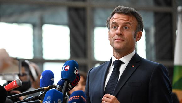 El presidente de Francia, Emmanuel Macron. (Foto de Emmanuel DUNAND / AFP)