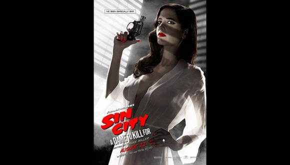 "Sin City": censuran póster de Eva Green por ser "muy sexy"