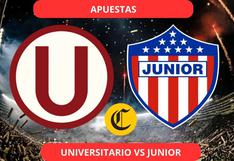 Apuestas Universitario vs Junior por Copa Libertadores: cuotas del partido en el Monumental