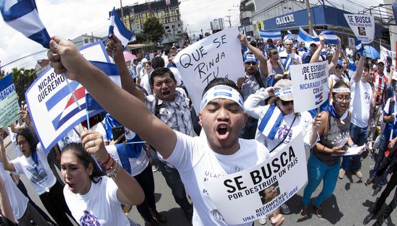 Nicaragua se paraliza para presionar a Daniel Ortega a frenar la represión. (AFP).