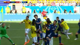 Colombia vs. Japón: Yuya Osako anotó de cabeza en el partido por Rusia 2018