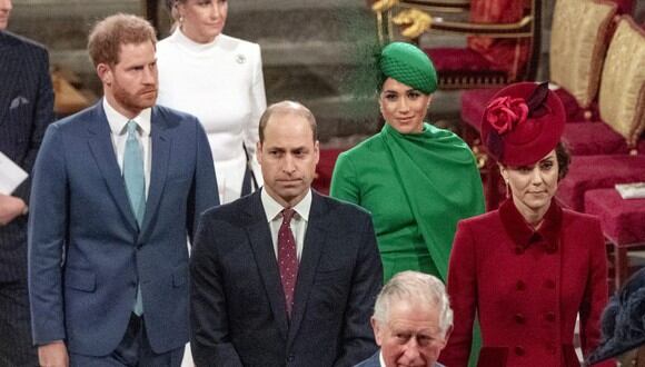 La última vez que Meghan de Sussex compartió con la familia real británica fue en marzo de 2020. (Foto: Phil Harris / AFP)