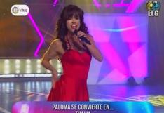 Paloma Fiuza se vistió como 'María Mercedes' y así bailó al ritmo de Thalía