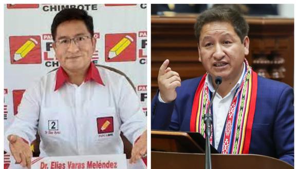 El último domingo dominicales hicieron inquietantes revelaciones sobre los congresistas de Perú Libre Elías Varas. (Fotos: Facebook / Congreso)