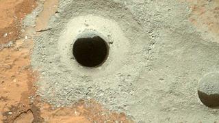 Sonda Curiosity perforó roca marciana por primera vez