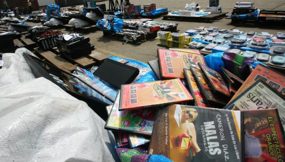 Prendas de vestir, libros y DVD: lo que más se piratea en Lima