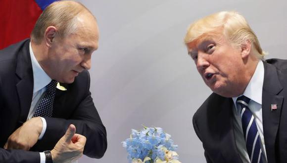 Vladimir Putin y Donald Trump. (Foto: AFP)