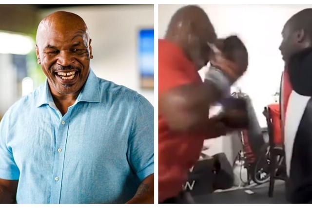 Mike Tyson en un video que da que hablar. Su velocidad sorprende a muchos. (YouTube/Instagram)