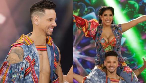 Melissa Paredes y Anthony Aranda en su regreso a la pista de baile de "El gran show". (América TV).
