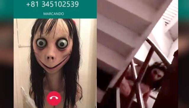 Un usuario en YouTube trató de contactarse por videollamada con 'Momo'; sin embargo, su WhatsApp reaccionó de esta manera tan extraña. (Foto: WhatsApp)