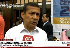 Elecciones 2016: Ollanta Humala critica al JNE y lamenta emboscada