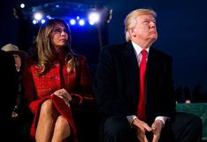 Melania Trump se niega a tomarse una foto conjunta con su marido