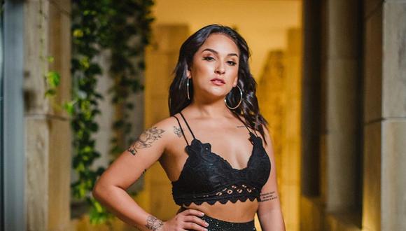 Conocida por ser cantante de salsa, Daniela Darcourt  llama la atención de sus seguidores cantando rock en radio local. (Foto: instagram)