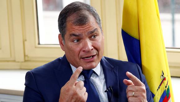 El expresidente de Ecuador Rafael Correa niega acusaciones de instigar un golpe de Estado contra Lenín Moreno. (REUTERS/Francois Lenoir).