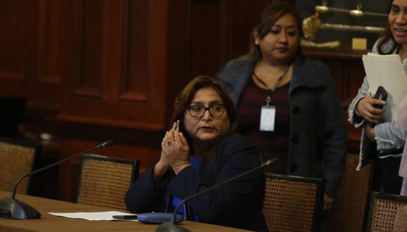 La congresista Betty Ananculi negó que su hoja de vida contenga información falsa. (Foto: Mario Zapata)