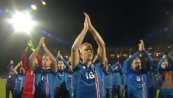Islandia consiguió su primera clasificación al Mundial. (Foto: captura)