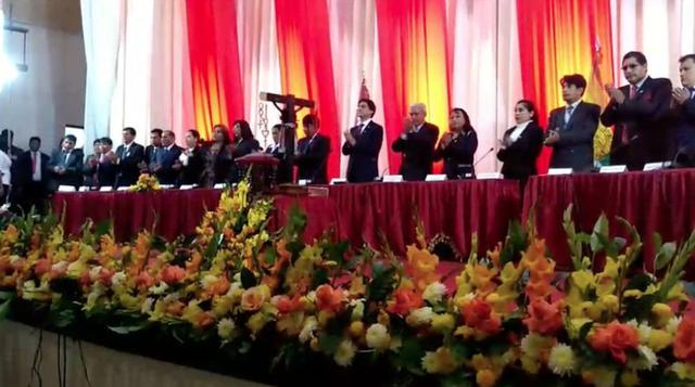 El gobernador Jean Paul Benavente, en Cusco. (Foto: Mincul)